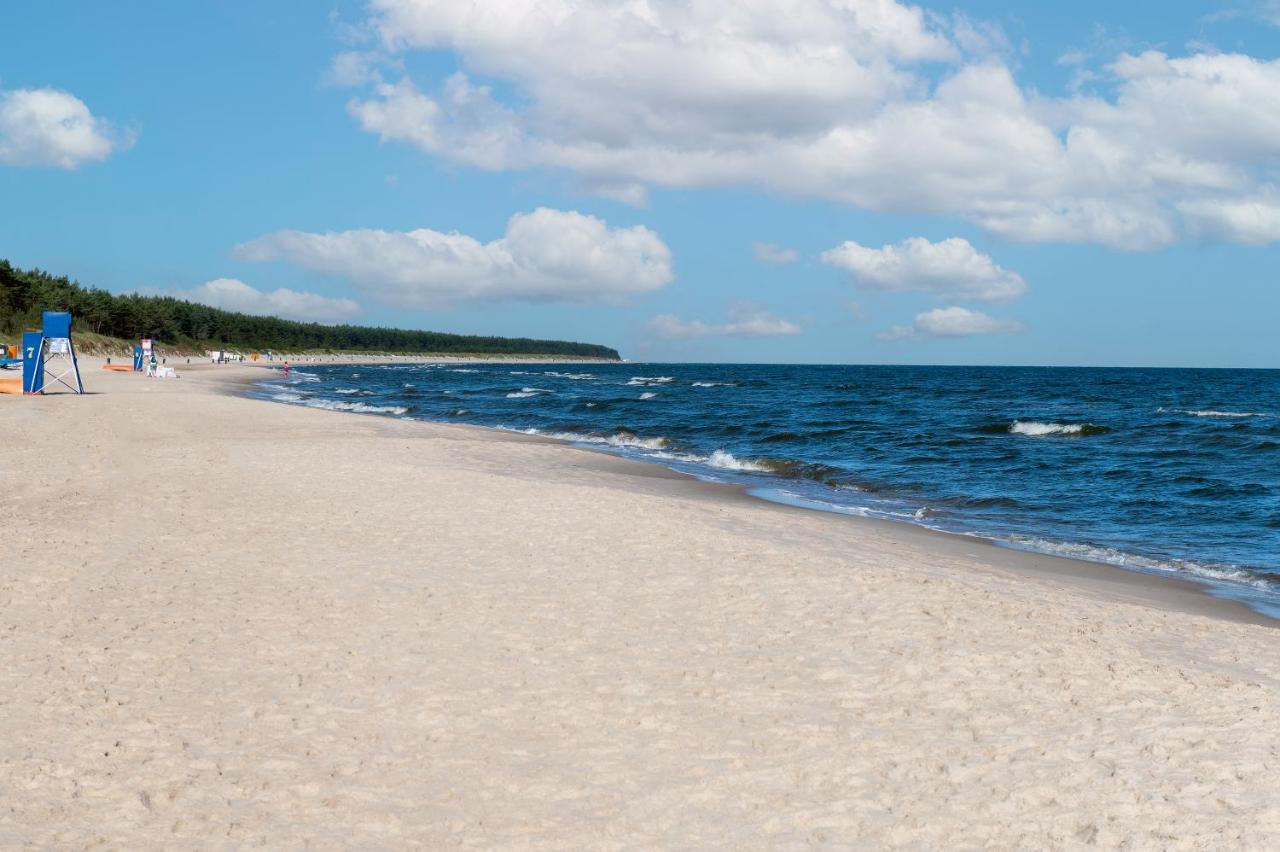 Blue Mare Posesja Kapitanska 70M Beach, Parking, Rowery Grzybowo  Bagian luar foto